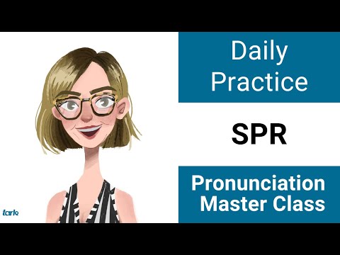 SPR S & R Blend - アメリカ英語日常発音練習マスタークラス (SPR S & R Blend - American English Daily Pronunciation Practice Master Class)