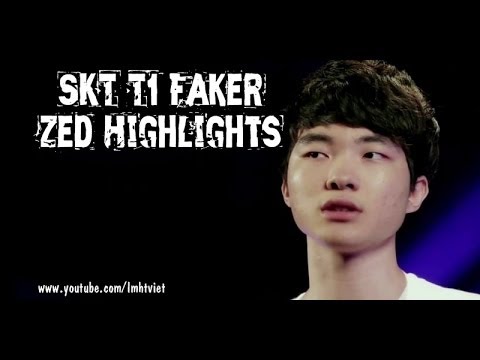SKT T1 Faker Zed Highlights 2014 - DEATH MARK