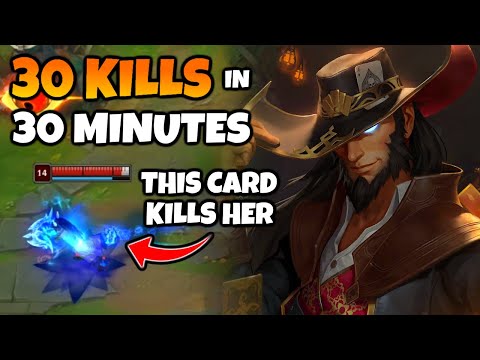I took Blue Card One Shot Twisted Fate to Emerald. 30 Kills in 30 minutes.