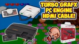 HDMI For PC Engine/Turbo Grafx-16 Using Hyperkin HDTV Sega Cable!