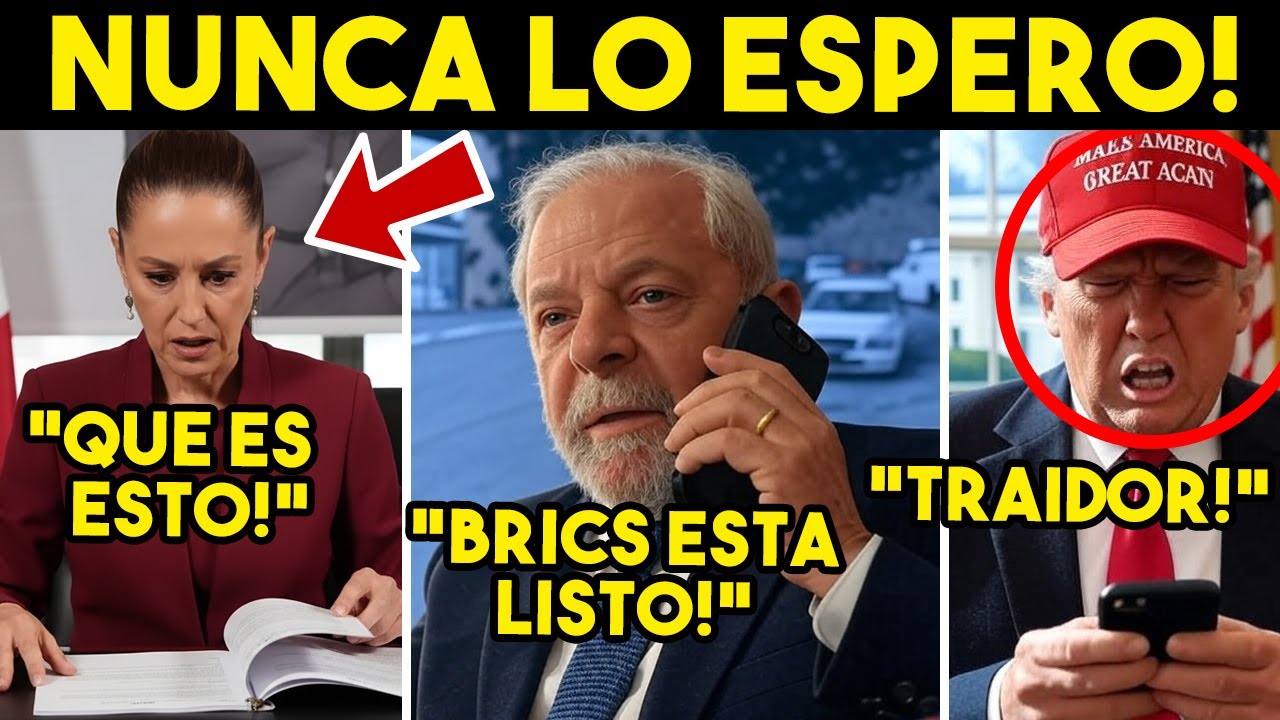 DE ULTIMA HORA! BRICS A MEXICO, AVISO FINAL. PANICO EN EU, TRUMP SIN SALIDA. CLAUDIA APRIETA