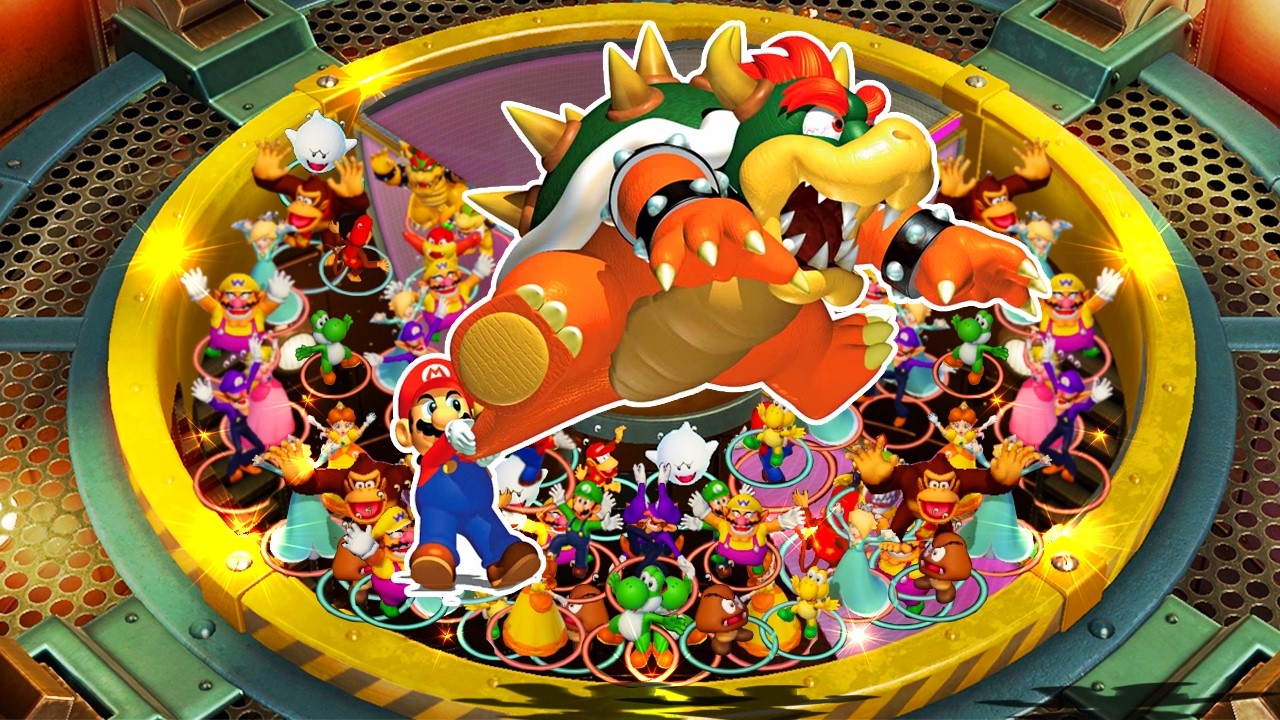 Super Mario Party - OMG! Mario is so stupid - Mario vs Big Boss