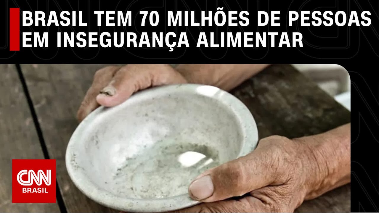 Brasil tem 70 milhões de pessoas em insegurança alimentar | CNN PRIME TIME