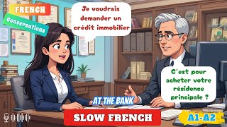 💡 French Conversation for Beginners: At the Bank | With Subtitle