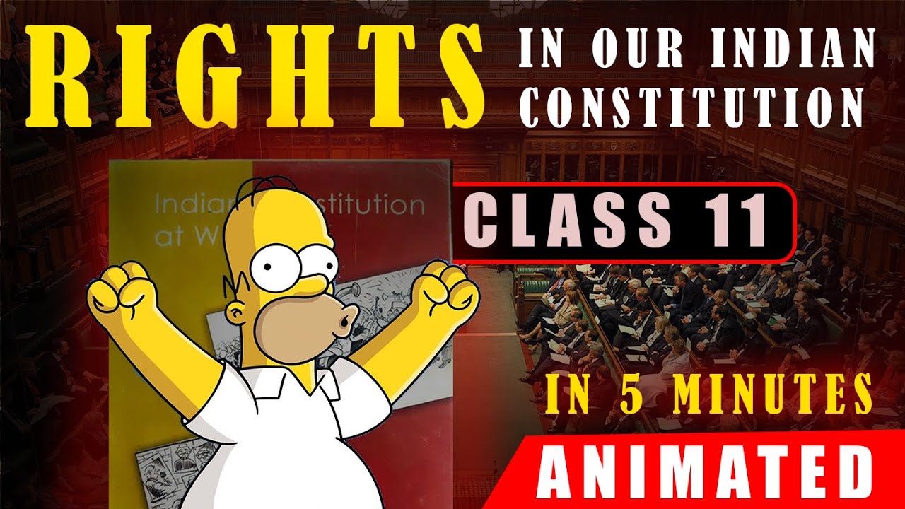 Rights in the Indian Constitution (Animated) Class 11 CH 2 Political Science | Shiksha Nation |