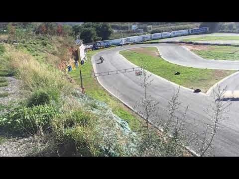 Minigp practice crash pilot ok