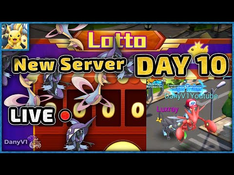 🔴 Max Lotto - DAY 10! - New Server - Pokeland Legends