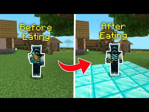 Minecraft But You Can Eat Tools Mod For MCPE By MrWarden | Minecraft But Mods |