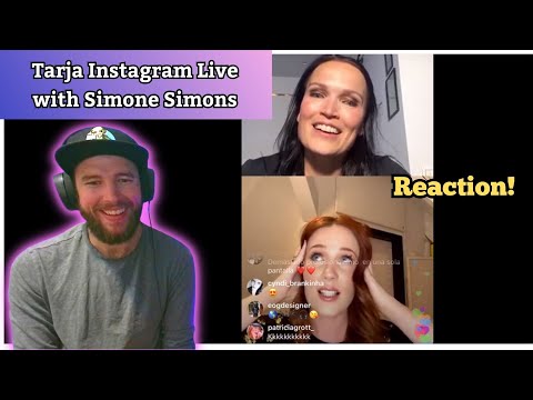 METAL GODDESSES 🤘 Canadian Reacts to Tarja's Instagram Live with Simone #tarjaturunen #simonesimons