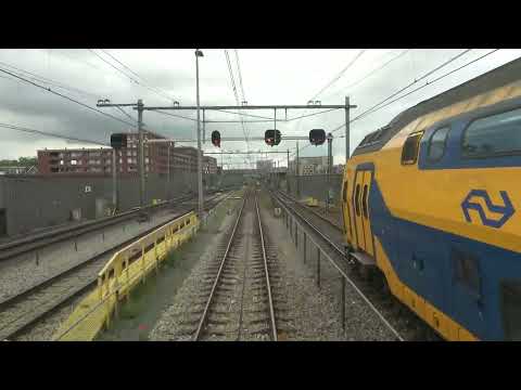 Cab ride train; Venlo-Nieuwdorp, Sloe yard (20240531; speed 10x; with some rain)