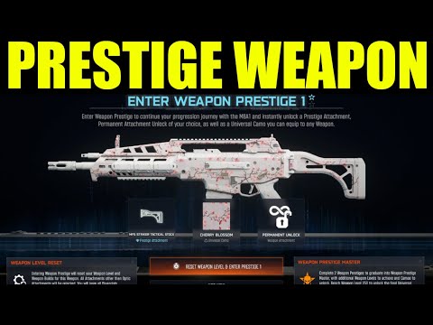 Call of Duty Black ops 7 - how to prestige weapons (What happens when you prestige weapons)