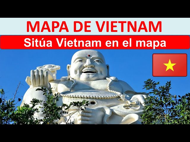 Vídeo relacionado con Mapa físico de Vietnam, tamaño A2, 42 x 59,4 cm, papel laminado