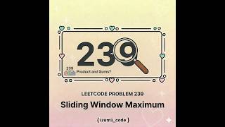 LeetCode 239 - Sliding Window Maximum | Monotonic Deque | O(n)