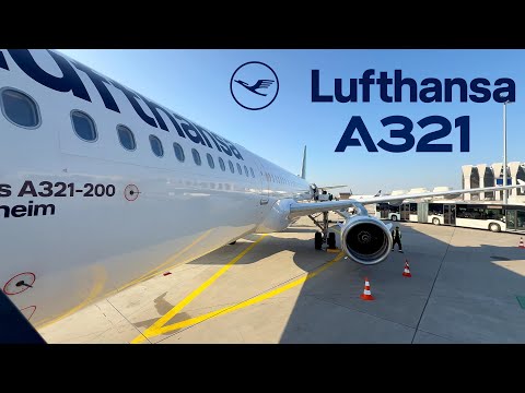 🇩🇪 Frankfurt FRA - Paris CDG 🇫🇷  Lufthansa Airbus A321  [FULL FLIGHT REPORT] Economy Class