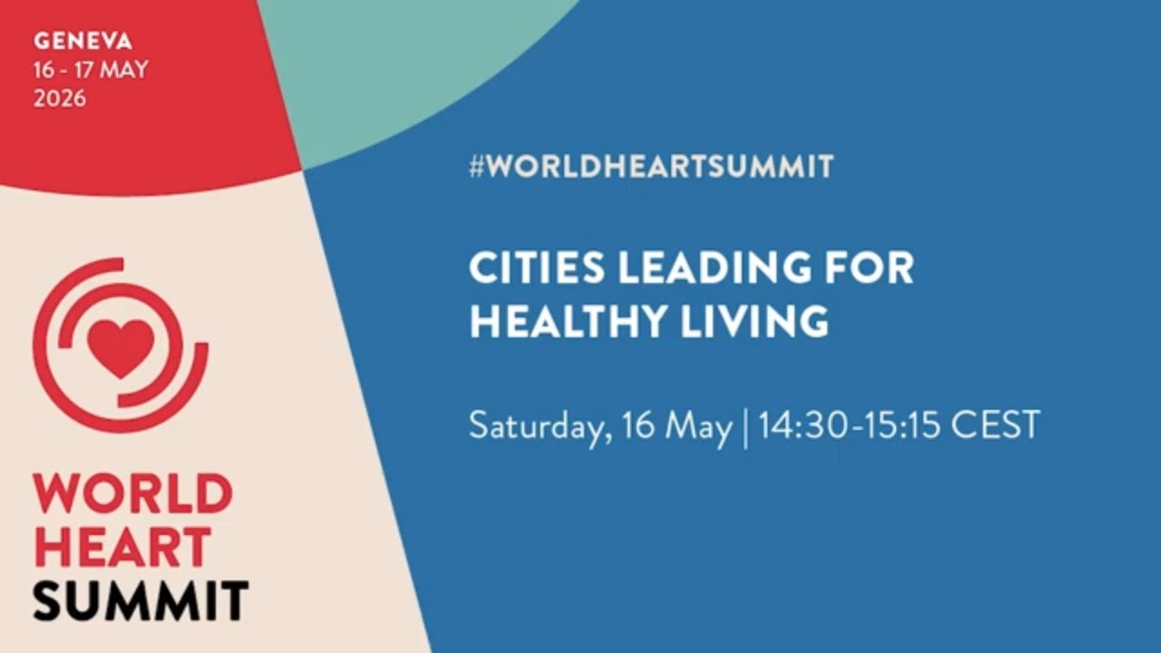 14:30-15:20 - Panel: cities leading for healthy living