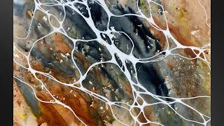 WATERCOLOR Relaxing Abstract 🫟Neurographic Ink Lines - 432