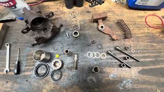 Early 3rd gen Camaro & Firebird rear disc brake caliper rebuild...