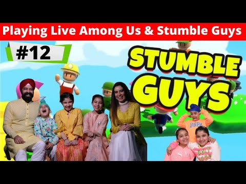 Playing Live Among Us & Stumble Guys #12 RS 1313 Gamerz | Ramneek Singh 1313