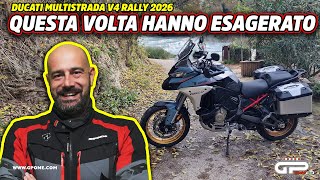 Ducati Multistrada V4 Rally 2026: i viaggi non finiscono mai