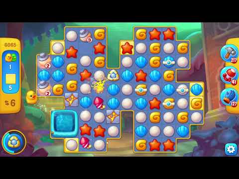 Fishdom 6065 Hard Level - 15 moves - NO BooSTERS