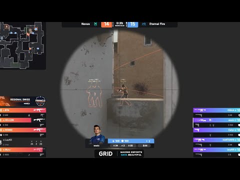 woxic 4 Kill AWP Oyuna Noktayı Koyuyor | Eternal Fire vs Nexus