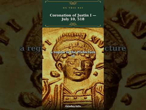 Coronation of Justin I — July 10, 518