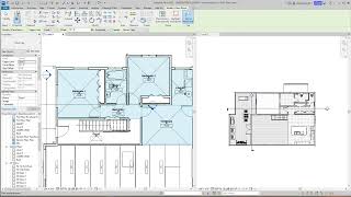 Revit Architecture 2 level house Room finish schedule