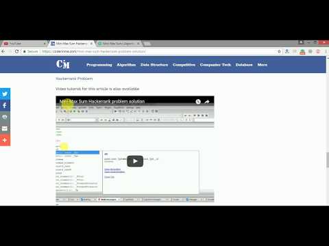Mini Max Sum Hackerrank Problem Solution Coderinme