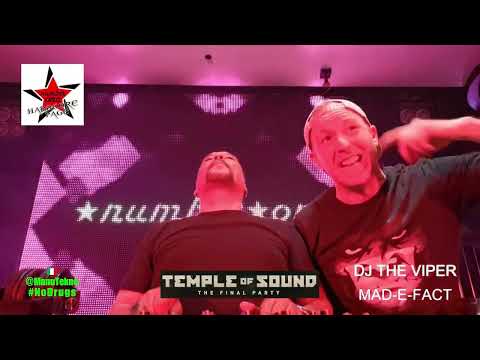 2° parte Dj The VIPER vs MAD e FACT al #TempleOfSound #NumberOneHardcore 25 05 24    Completo