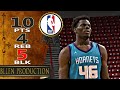 James Nnaji－10 Pts, 5 Blk Highlights｜NBA Summer League｜Charlotte Hornets vs Timberwolves｜2023.07.15