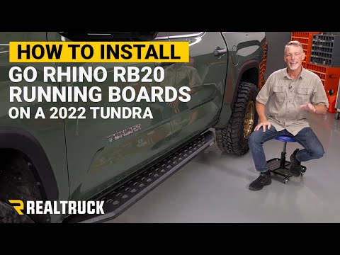 How to Install Go Rhino RB20 Running Boards on 2022 Tundra