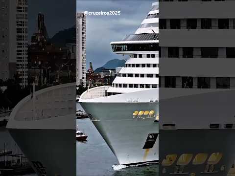 Thumbnail for MSC PREZIOSA  cruise cruzeiro Santos Brasil  cruise @navios2025  drone #google  ship #shorts