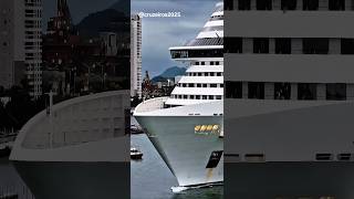 MSC PREZIOSA  cruise cruzeiro Santos Brasil  cruise @navios2025  drone #google  ship #shorts