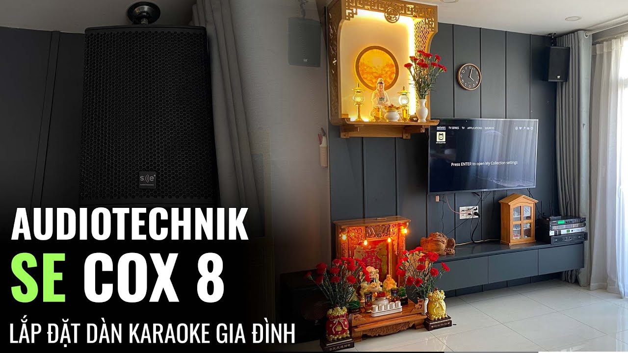 video Dàn Karaoke Gia Đình Se-Audiotechnik Cox 8 TVA112023 0