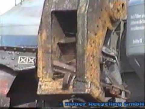 Verschrottung Waggon