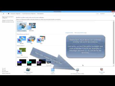 comment modifier bureau windows 7