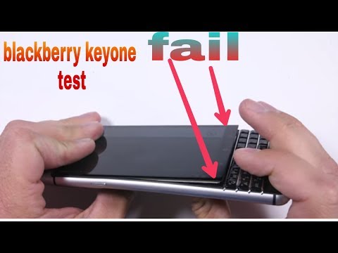 blackberry keyone durability test ।। screen fail।।