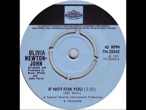 UK New Entry 1971 (47) Olivia Newton John - If Not For You
