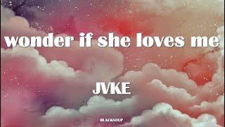 Cover art for Wonder if she loves me