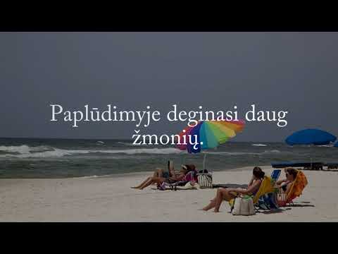 Lithuanian vocabulary. Degintis