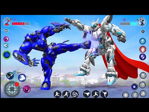 🦖 Blue Dino Robot War 2025 💥 Multi Transformer Car Jet Battle | Android Gameplay Part 74