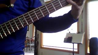 Bass Cover- Intro to Caracas by Jon Luc Ponty