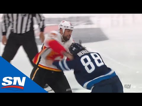 Milan Lucic And Nathan Beaulieu Drop The Gloves To Start Game 4