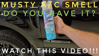 Musty A/C smell in your Ford Truck ***EASY FIX MUST SEE***