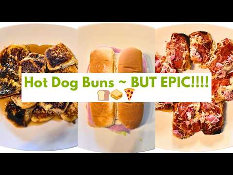 🌭🔥 Leftover Hot Dog Buns? GENIUS Ways to Use Them!🍞🥪🍕