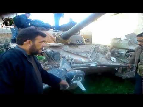 اغتنام دبابة وأسر من بداخلها بعد السيطرة على بلدة المغير في ريف حماة من قبل تجمع ألوية أبناء حماة