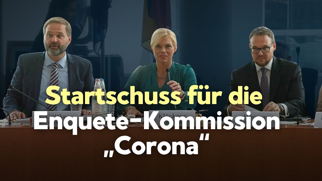 Corona Enquete Kimmission beginnt sein Arbeit
