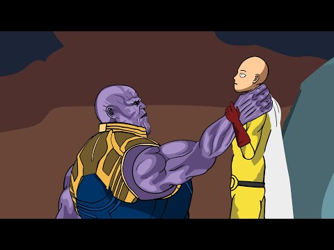 Thanos vs Saitama animation