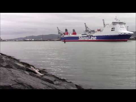 Stena Forerunner Leaving Belfast 31.8.18