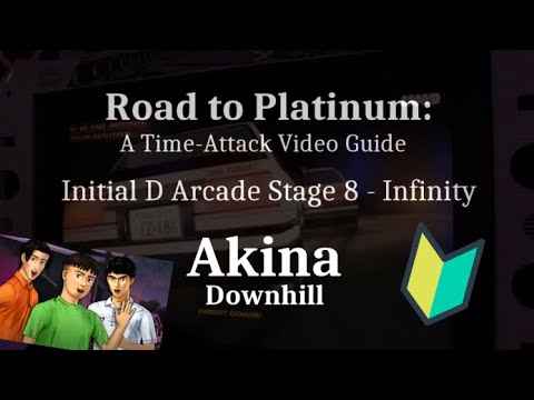 Initial D Arcade Stage 8 - Akina Downhill [Platinum for Beginners]